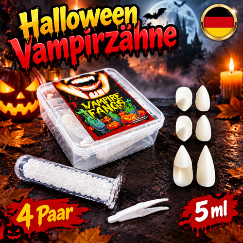 Vampir zähne kostüm - zähne,