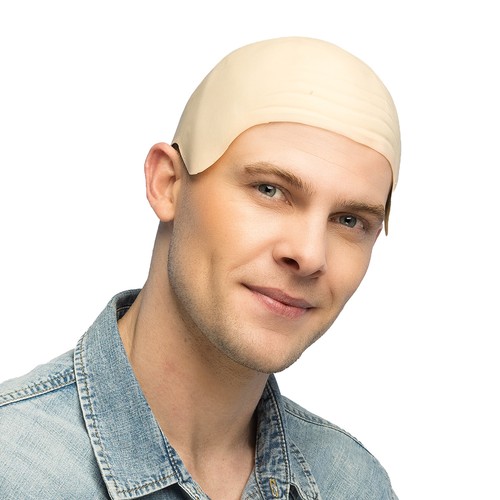 Latex kappe glatzkopf kostüm - glatzkopf,