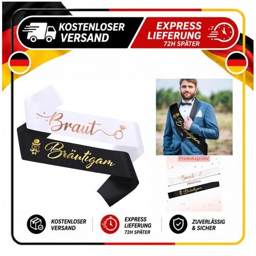 Schärpe braut bräutigam - bräutigam, 2