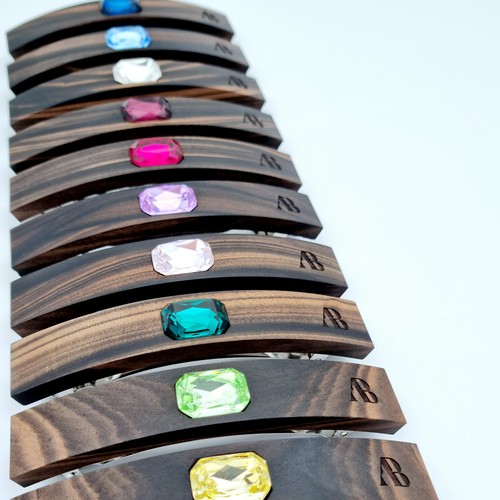 Haarspange haar clip edelholz - haarspange,