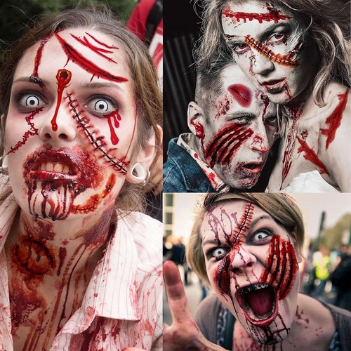 248 stück zombie make up - 248+,