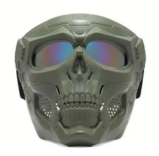 Grüne Wind-Sonne-Schutzmaske