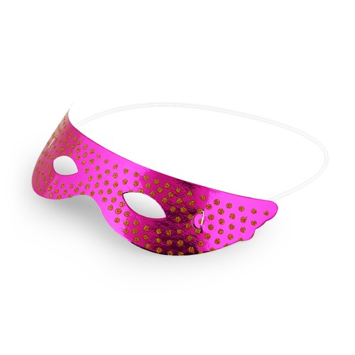 Die papiermaske gold dots - die,