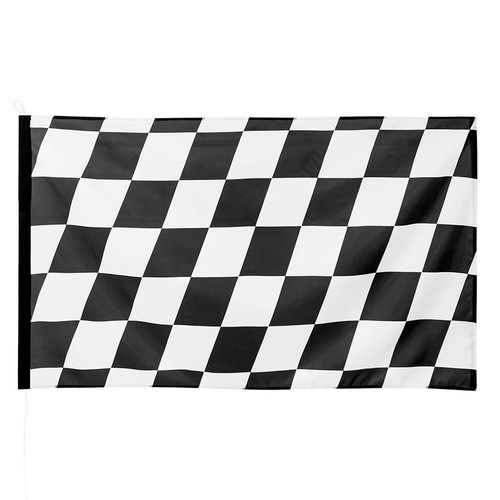 Fahne racing finish - finish, rennfahrer