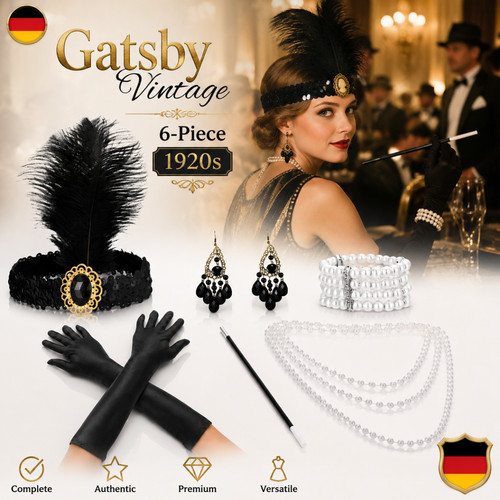 20er jahre flapper - kleid, mit