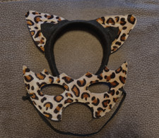 Leoparden-Set Haarreif/Ohren