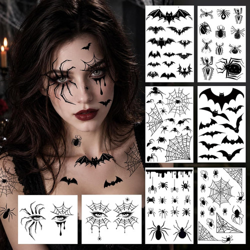 Halloween tattoo gesicht - gesicht, 8