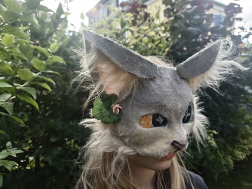 Therian maske cat mask - maske, /