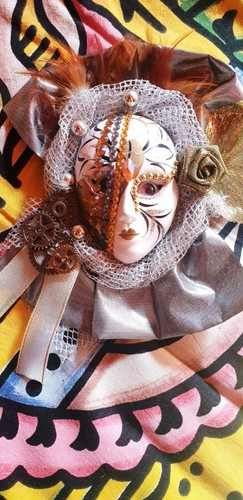 Venecianische maske hand - venecianische, maske,hand
