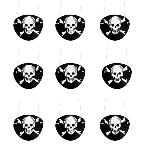 Augenklappen piraten schwarz - augenklappen,