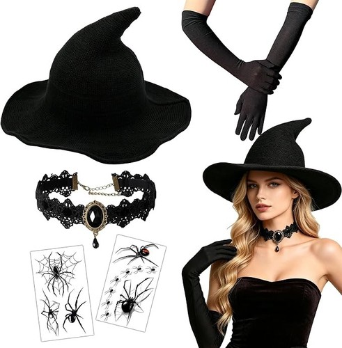 Halloween hexenhut damen - hexenhut,