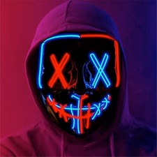 LED Purge Maske - Kostüm