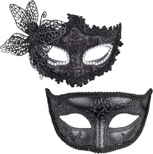 2 Stück Venezianische Maske