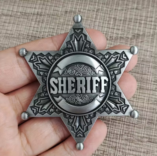 Sheriff stern anstecker - sheriff,