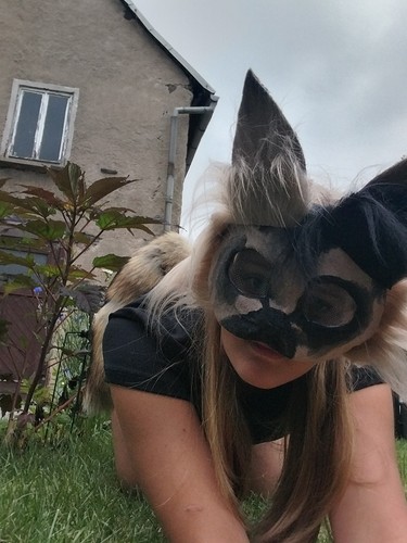 Wunderschöne katzen maske - wunderschöne,