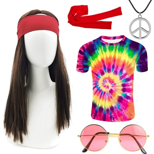 Hippie perücke und - hippie,
