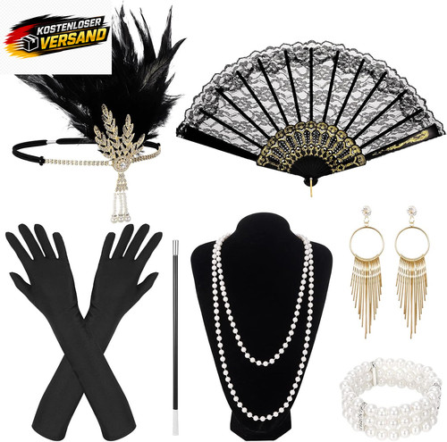 20er jahre damen kostüm set - kostüm,