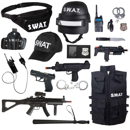 Swat kostüm accessoires - swat,