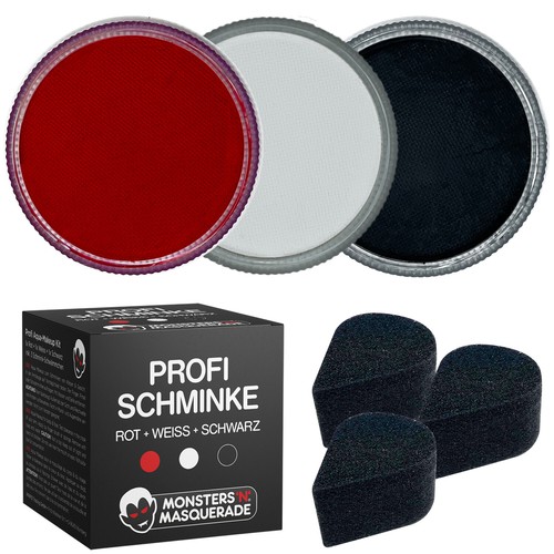 Profi aqua schminke schwarz - aqua,